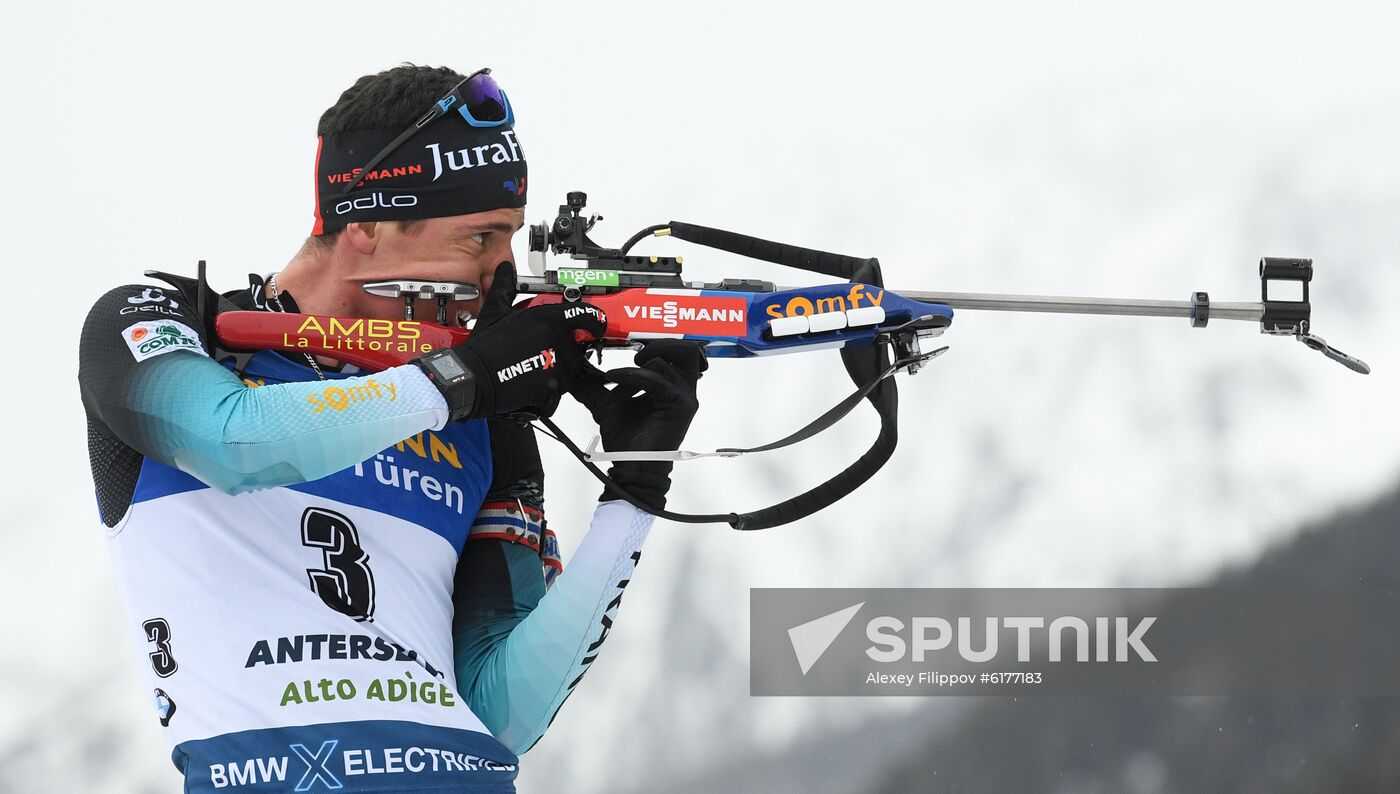 Italy Biathlon Worlds Men Mass Start