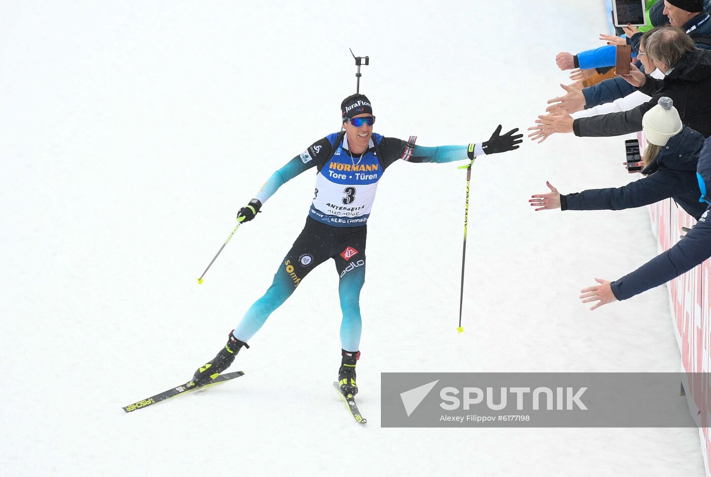 Italy Biathlon Worlds Men Mass Start