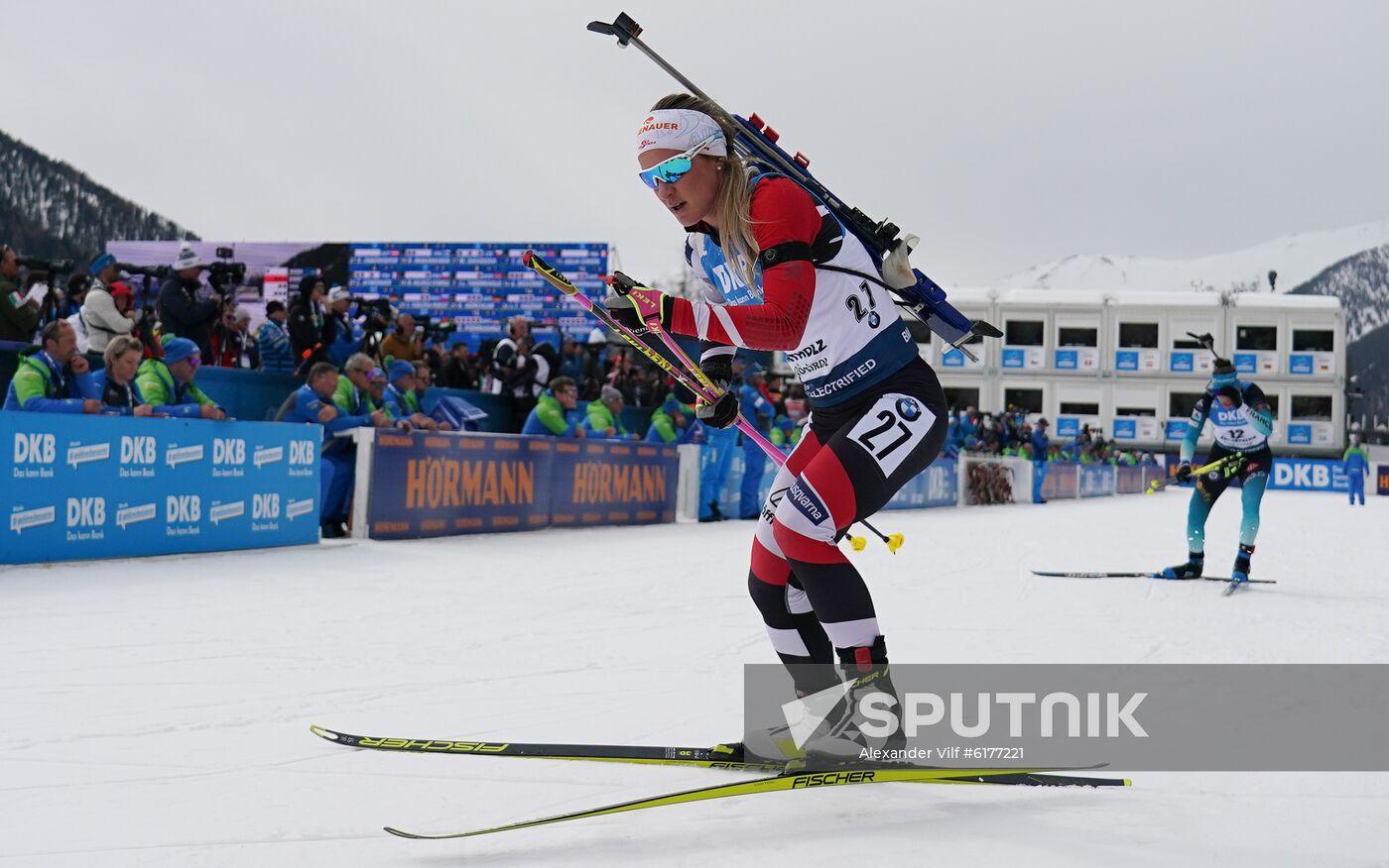 Italy Biathlon Worlds Women Mass Start