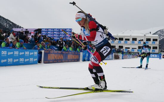 Italy Biathlon Worlds Women Mass Start