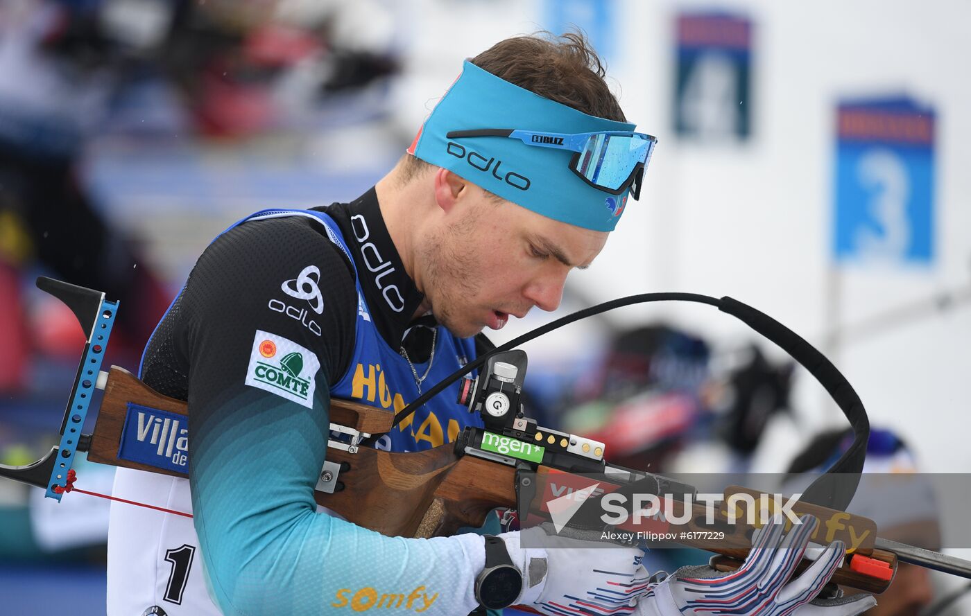 Italy Biathlon Worlds Men Mass Start