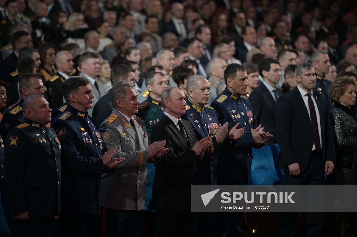 Russia Putin Defender Of The Fatherland Day