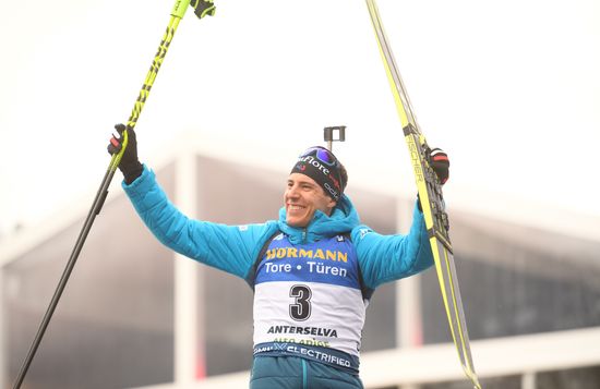 Italy Biathlon Worlds Men Mass Start