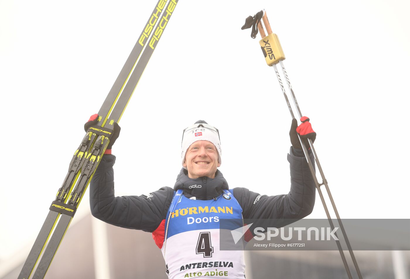 Italy Biathlon Worlds Men Mass Start