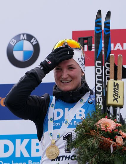 Italy Biathlon Worlds Women Mass Start