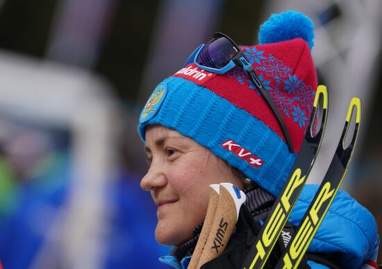 Italy Biathlon Worlds Women Mass Start