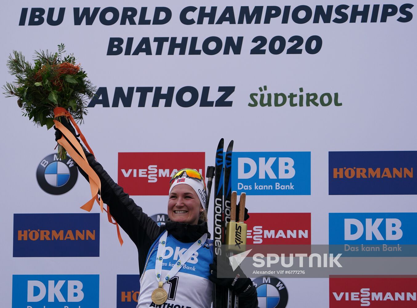 Italy Biathlon Worlds Women Mass Start