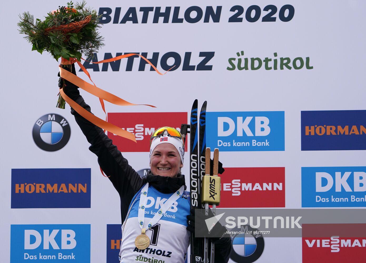 Italy Biathlon Worlds Women Mass Start