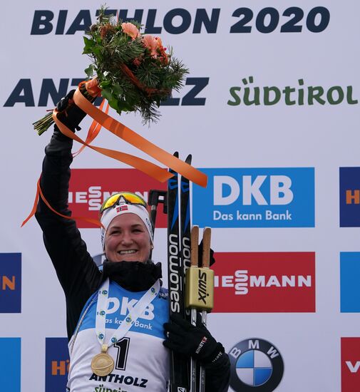 Italy Biathlon Worlds Women Mass Start