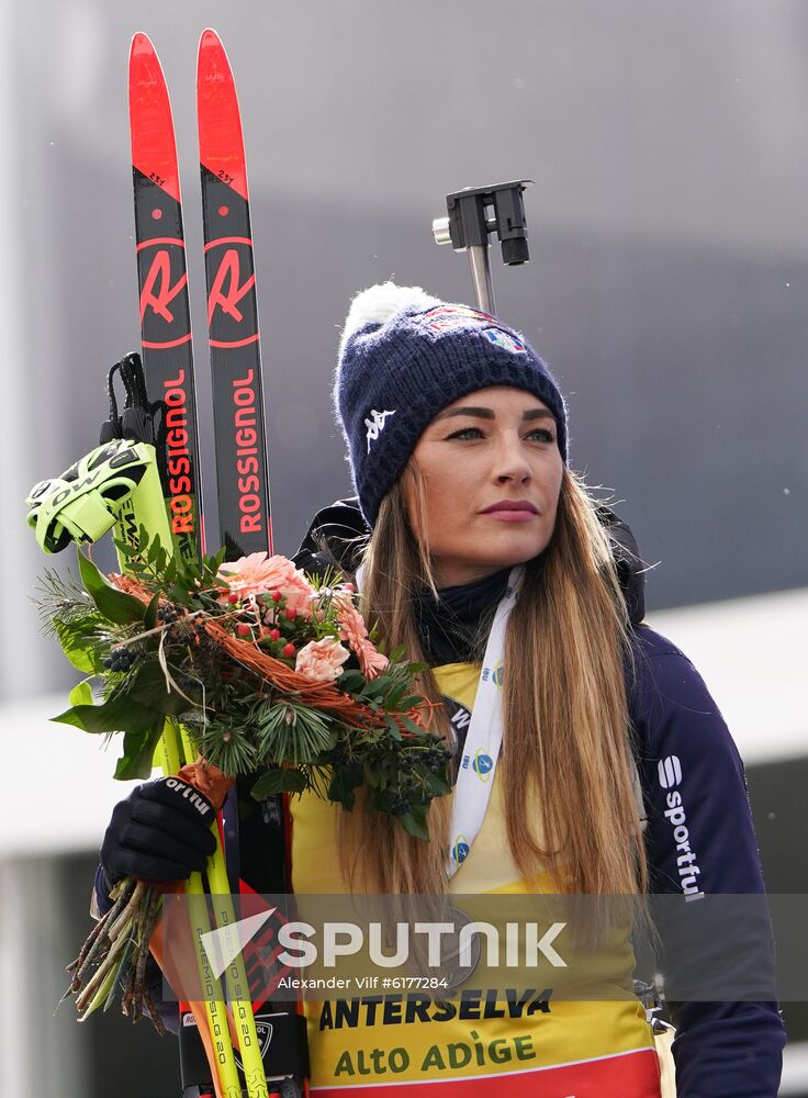 Italy Biathlon Worlds Women Mass Start