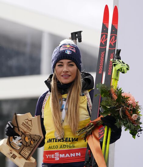 Italy Biathlon Worlds Women Mass Start