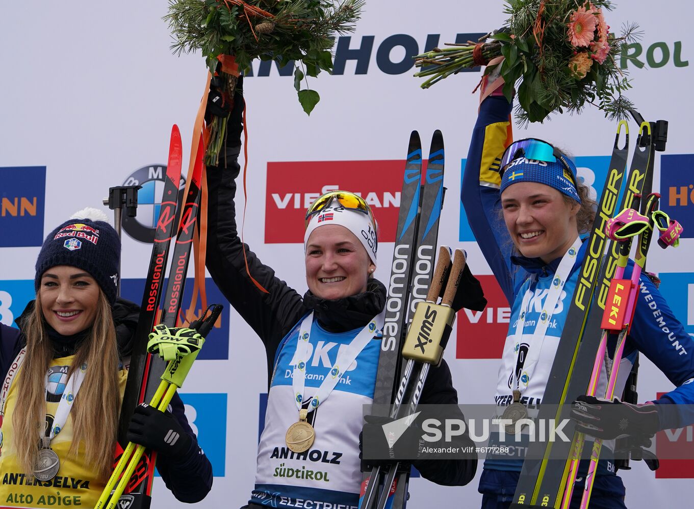 Italy Biathlon Worlds Women Mass Start