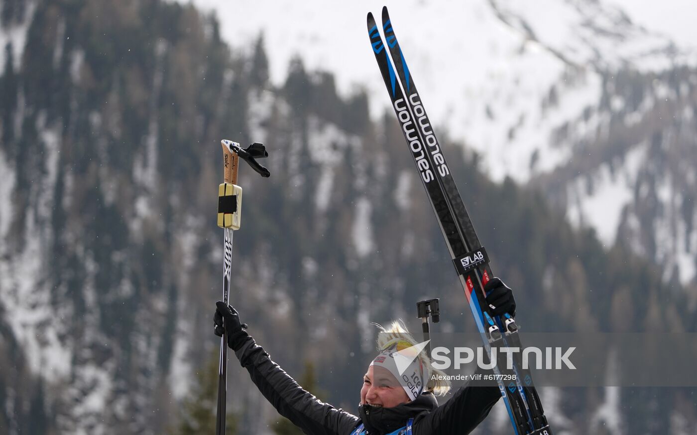 Italy Biathlon Worlds Women Mass Start