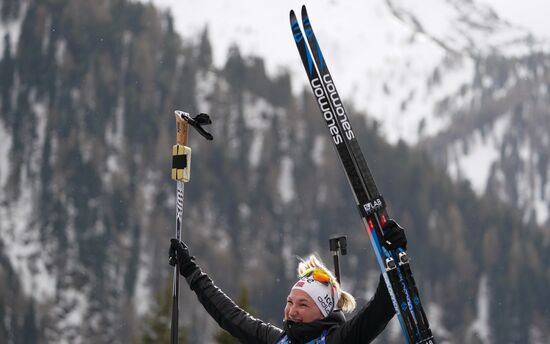 Italy Biathlon Worlds Women Mass Start