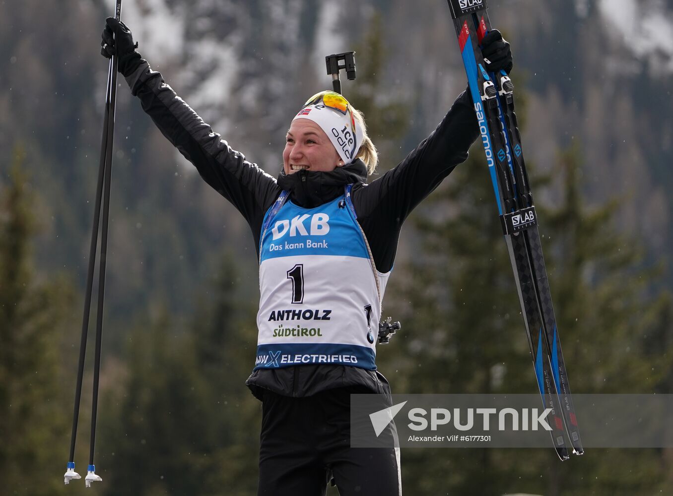 Italy Biathlon Worlds Women Mass Start