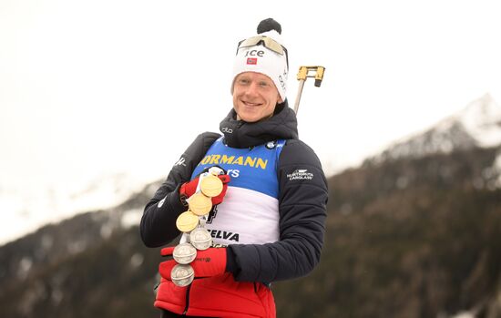 Italy Biathlon Worlds Men Mass Start