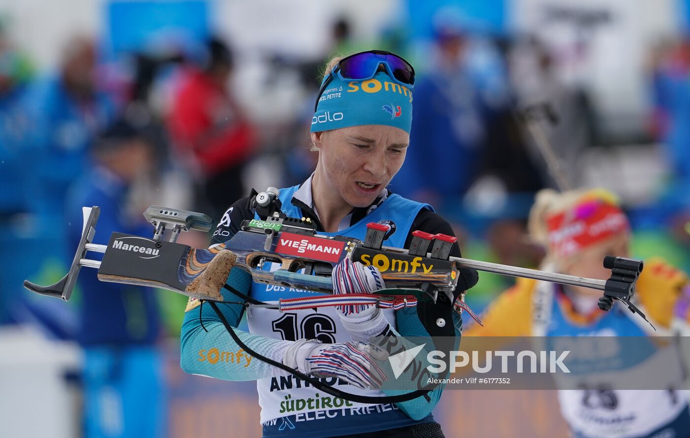Italy Biathlon Worlds Women Mass Start