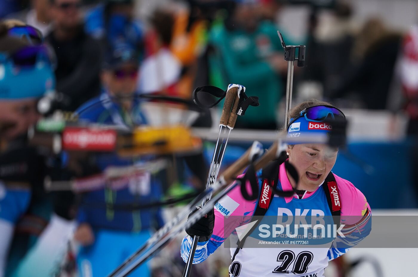 Italy Biathlon Worlds Women Mass Start