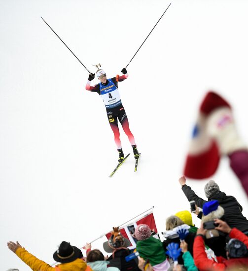 Italy Biathlon Worlds Men Mass Start