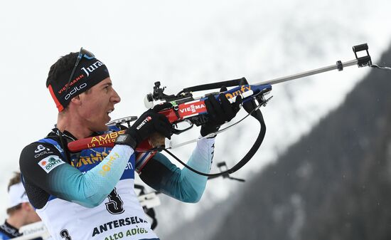 Italy Biathlon Worlds Men Mass Start