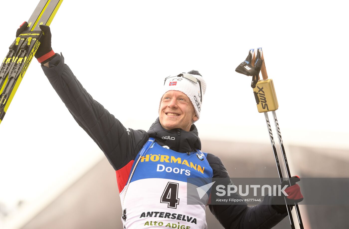 Italy Biathlon Worlds Men Mass Start