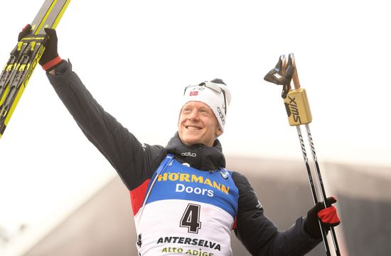 Italy Biathlon Worlds Men Mass Start