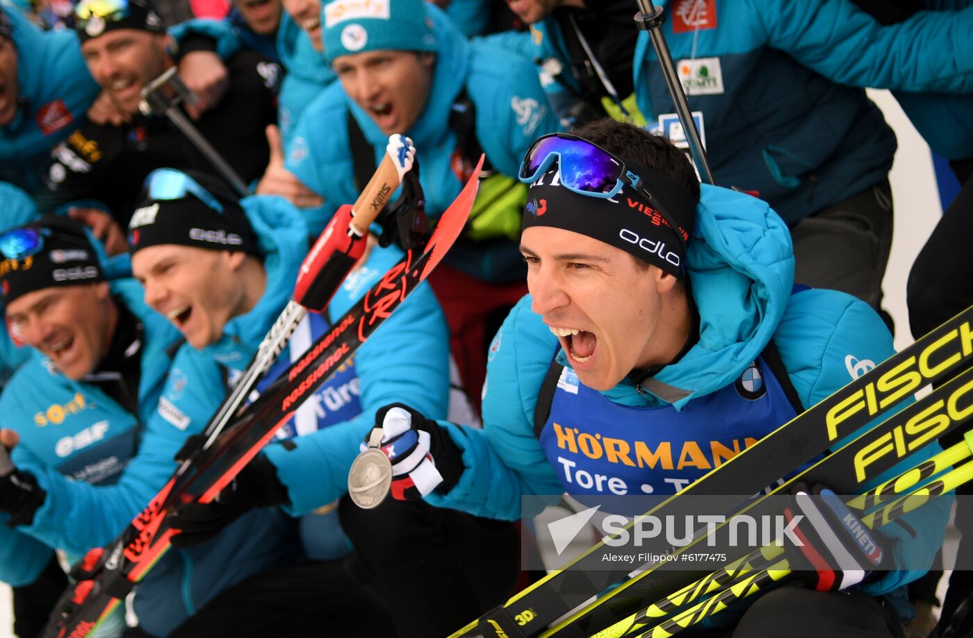 Italy Biathlon Worlds Men Mass Start