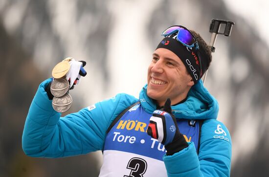 Italy Biathlon Worlds Men Mass Start