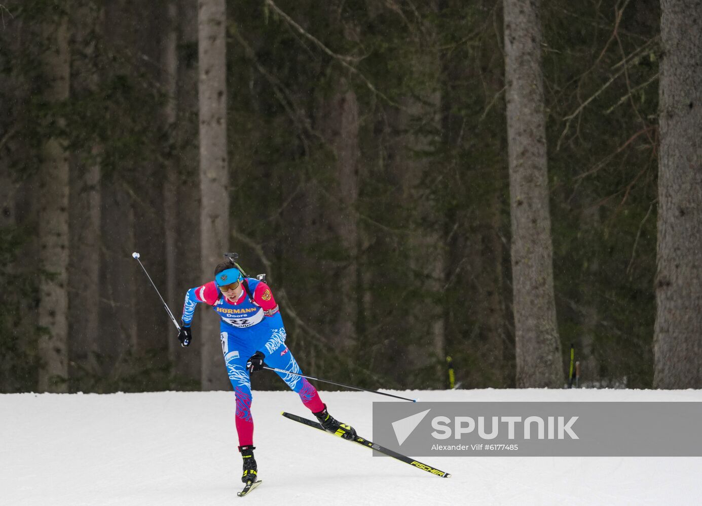 Italy Biathlon Worlds Men Mass Start