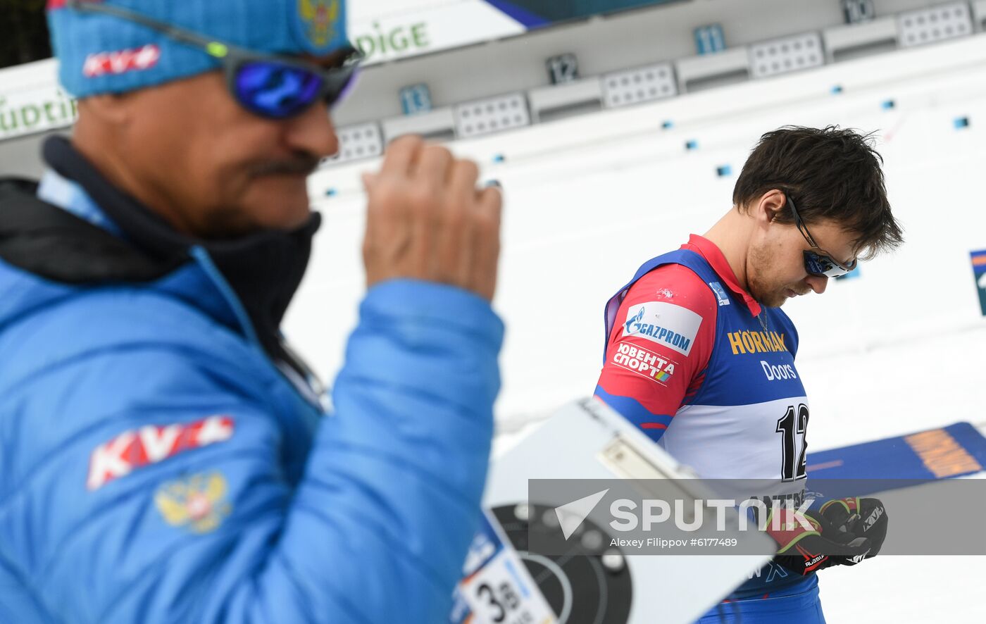 Italy Biathlon Worlds Men Mass Start