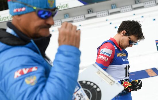 Italy Biathlon Worlds Men Mass Start