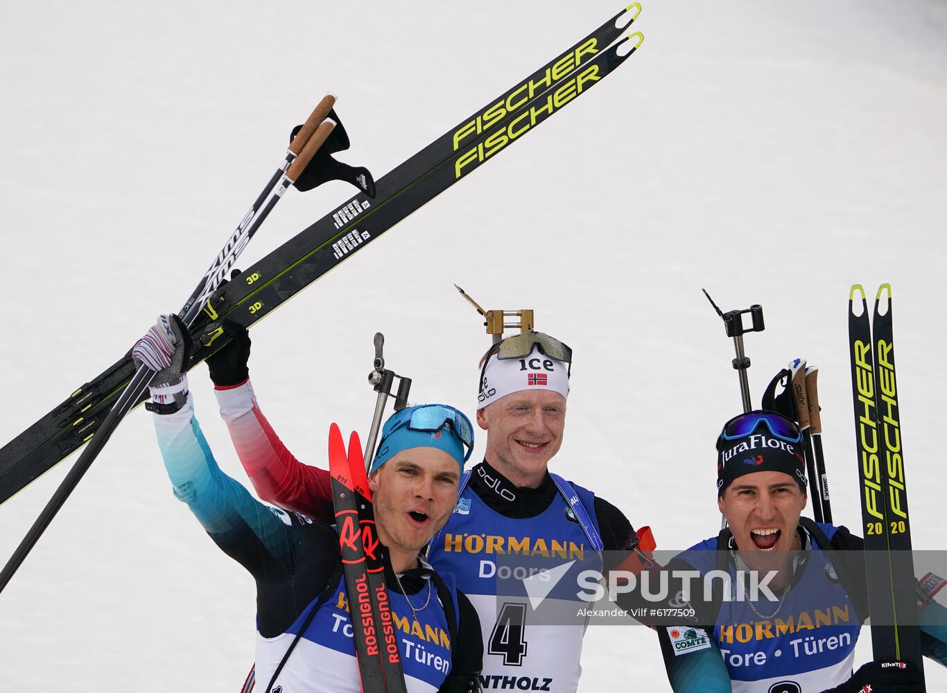 Italy Biathlon Worlds Men Mass Start