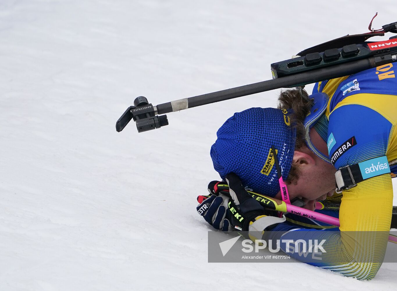 Italy Biathlon Worlds Men Mass Start