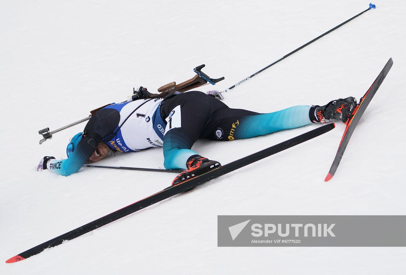 Italy Biathlon Worlds Men Mass Start