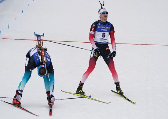 Italy Biathlon Worlds Men Mass Start
