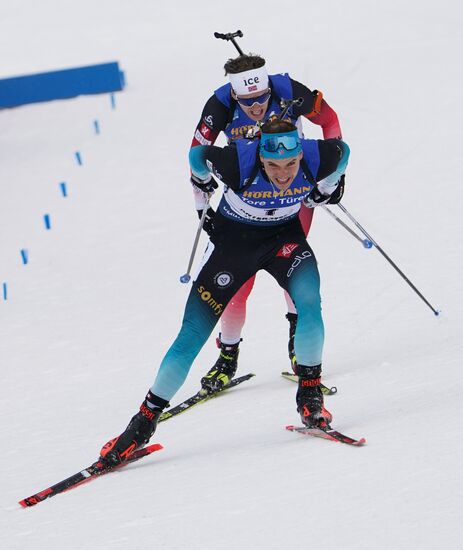 Italy Biathlon Worlds Men Mass Start