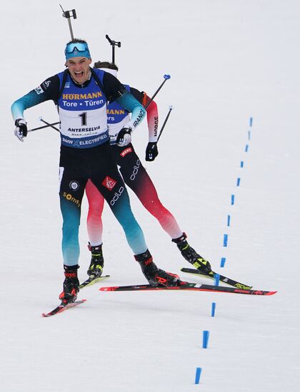 Italy Biathlon Worlds Men Mass Start