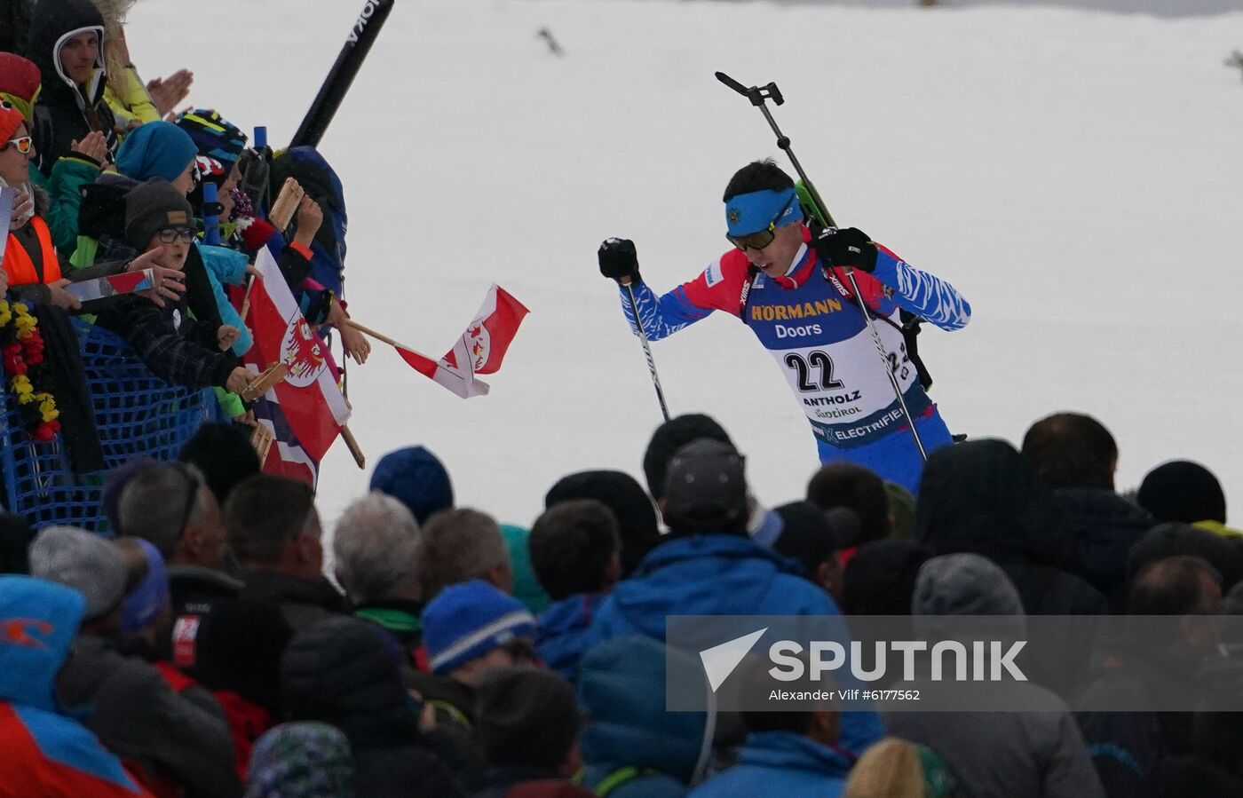 Italy Biathlon Worlds Men Mass Start