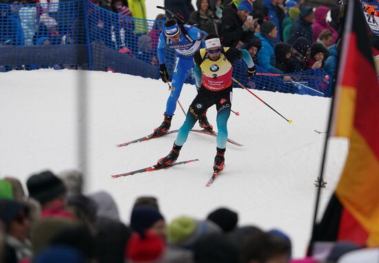 Italy Biathlon Worlds Men Mass Start