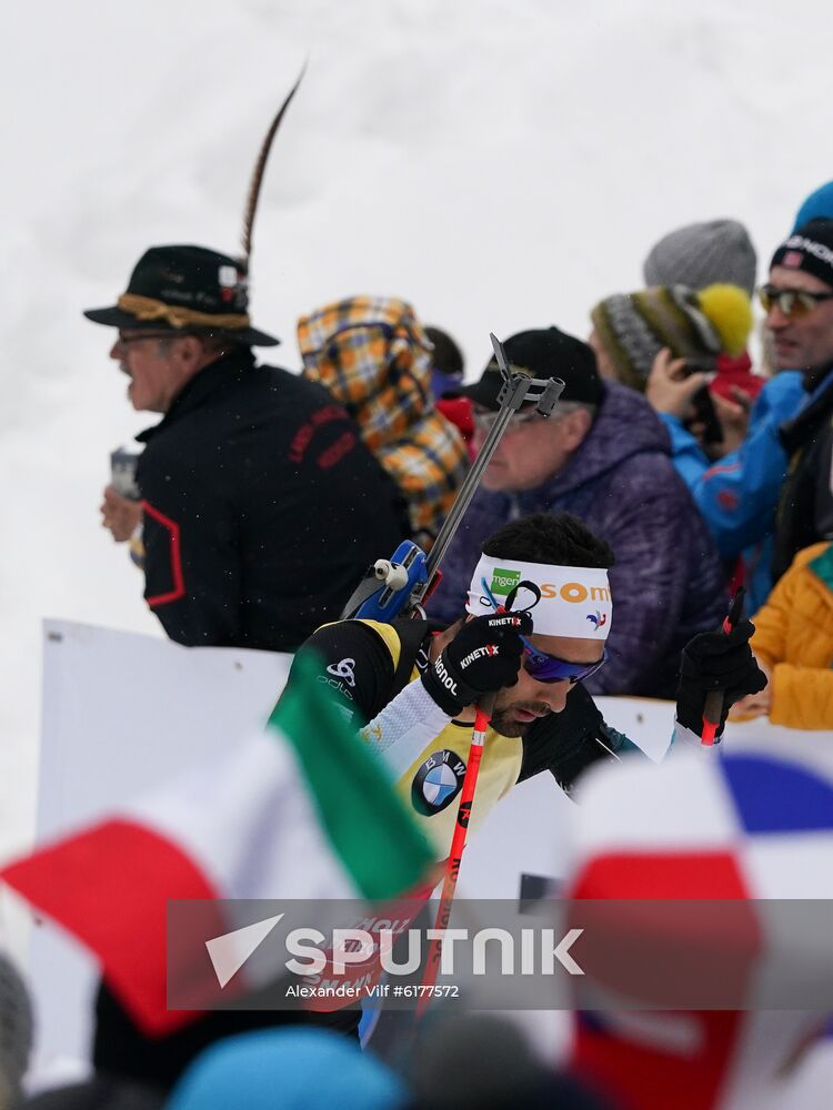 Italy Biathlon Worlds Men Mass Start