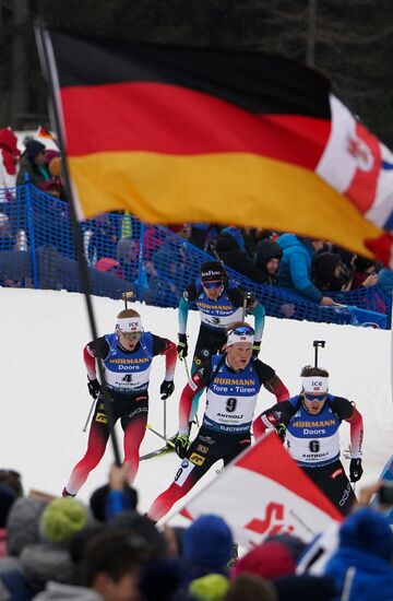 Italy Biathlon Worlds Men Mass Start