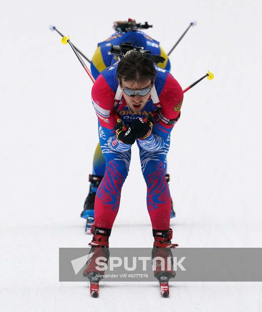 Italy Biathlon Worlds Men Mass Start