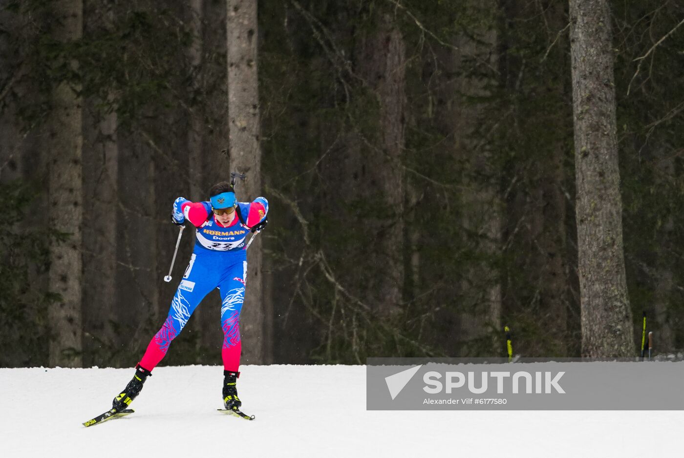 Italy Biathlon Worlds Men Mass Start