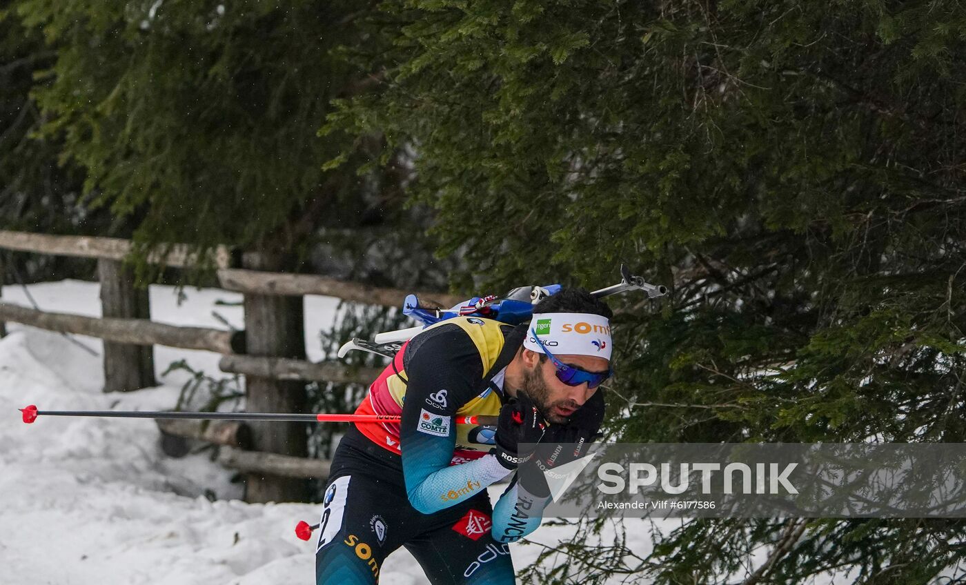 Italy Biathlon Worlds Men Mass Start