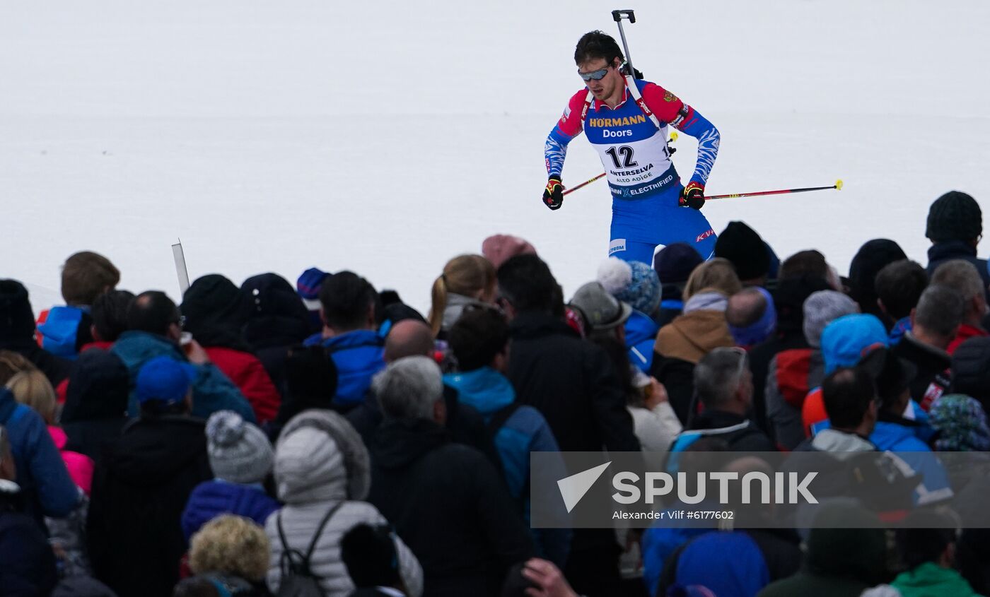 Italy Biathlon Worlds Men Mass Start