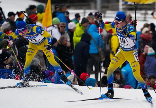 Italy Biathlon Worlds Men Mass Start