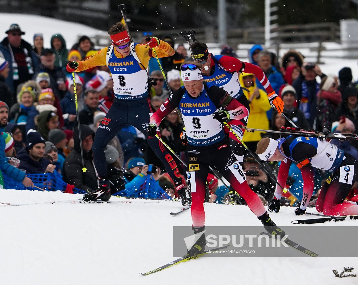 Italy Biathlon Worlds Men Mass Start