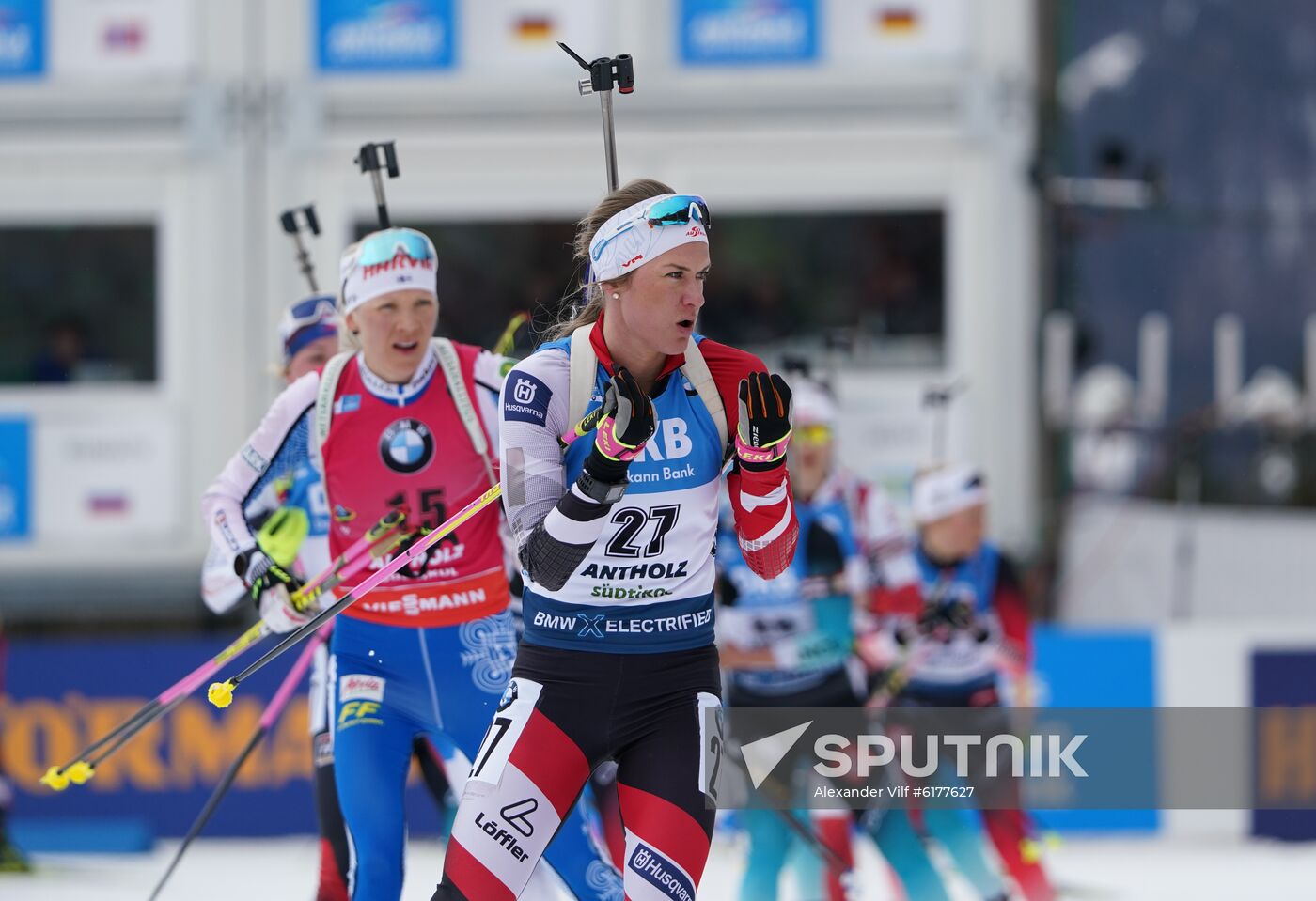 Italy Biathlon Worlds Women Mass Start