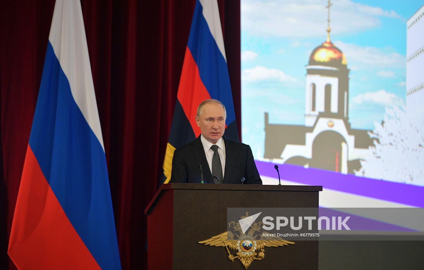 Russia Putin Interior Ministry Meeting