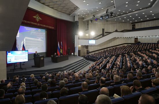 Russia Putin Interior Ministry Meeting